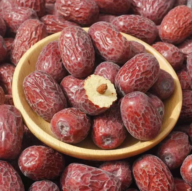 新果新货 新疆若羌原生态吊干红枣未清洗自然风干甜糯可口