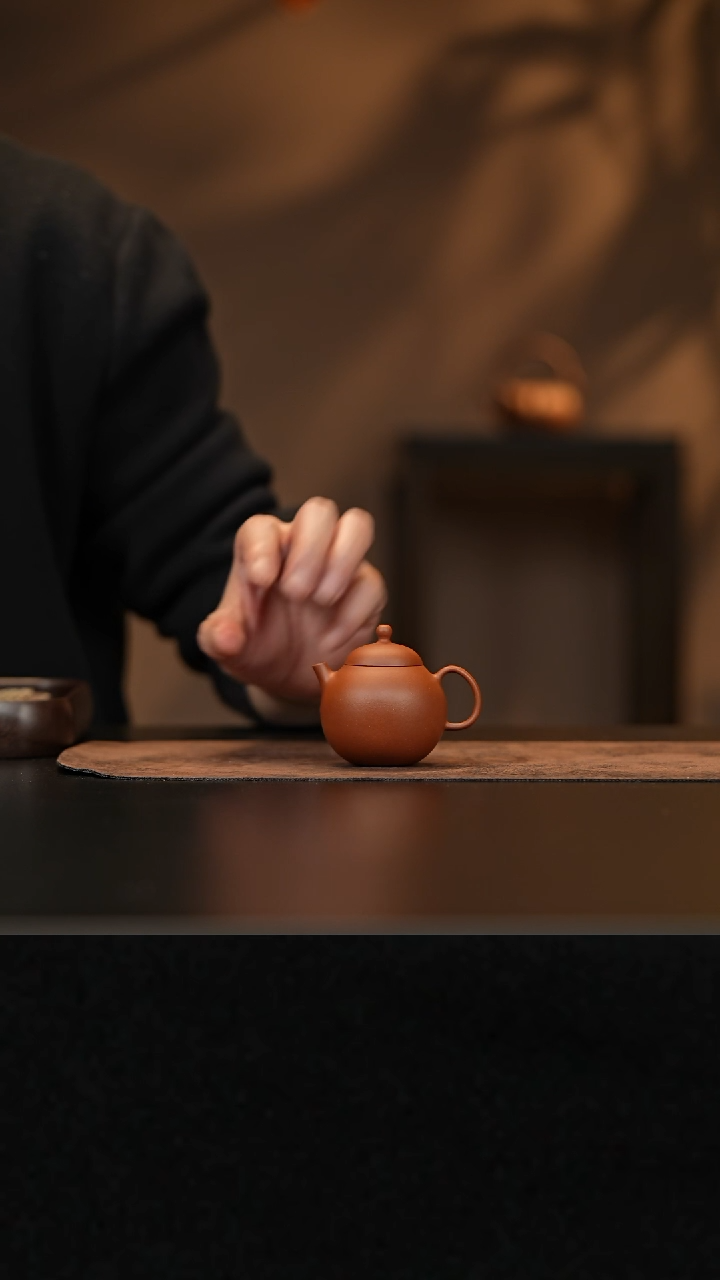 【闪购商品】紫砂茶壶允禾斋wfszq 红泥 文旦二式80cc