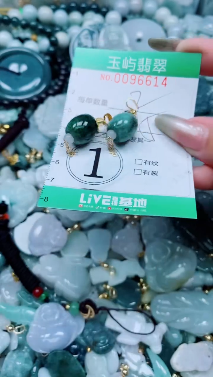 【闪购商品】翡翠颈饰未镶嵌闪购0096614多样性发其一