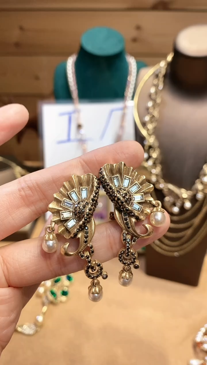 铜合金无925银时尚中古经典饰品