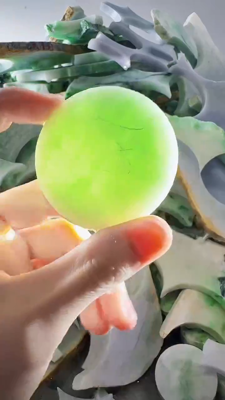裸石翡翠缅甸翡翠A货文3424
