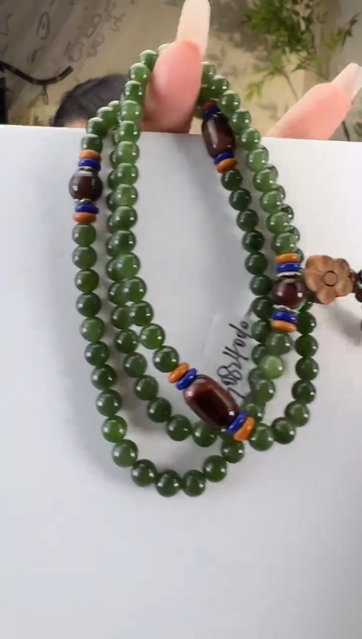 和田玉未镶嵌颈饰项链