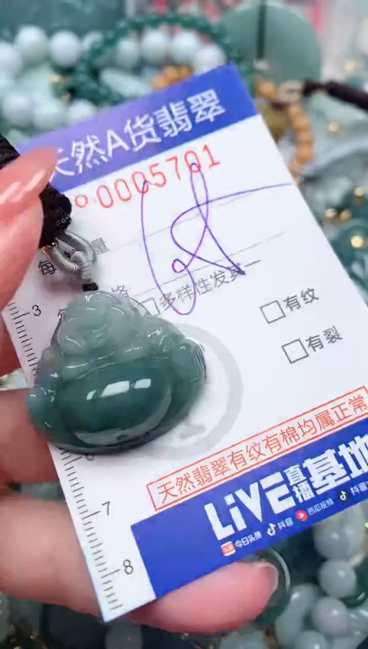 【闪购商品】翡翠颈饰未镶嵌00005701