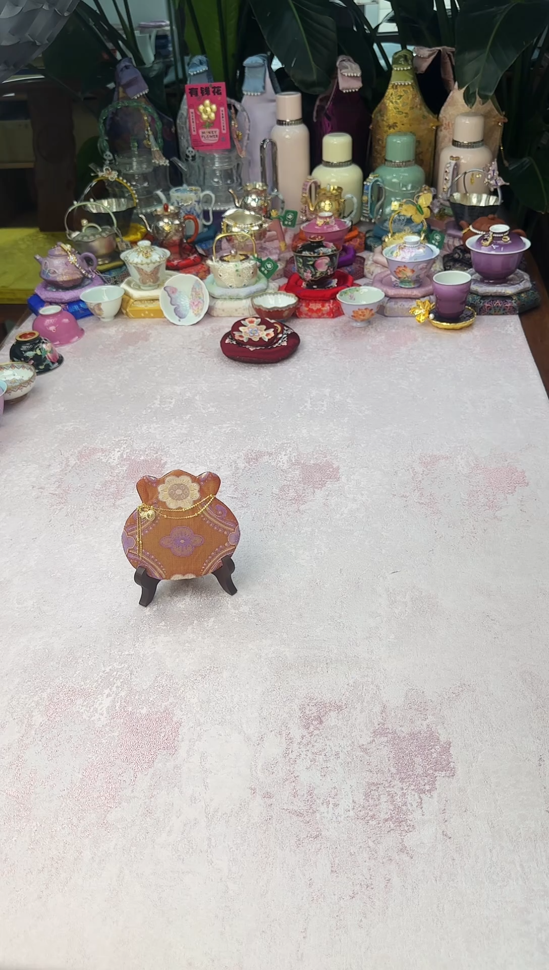 54红色樱花杯垫现货