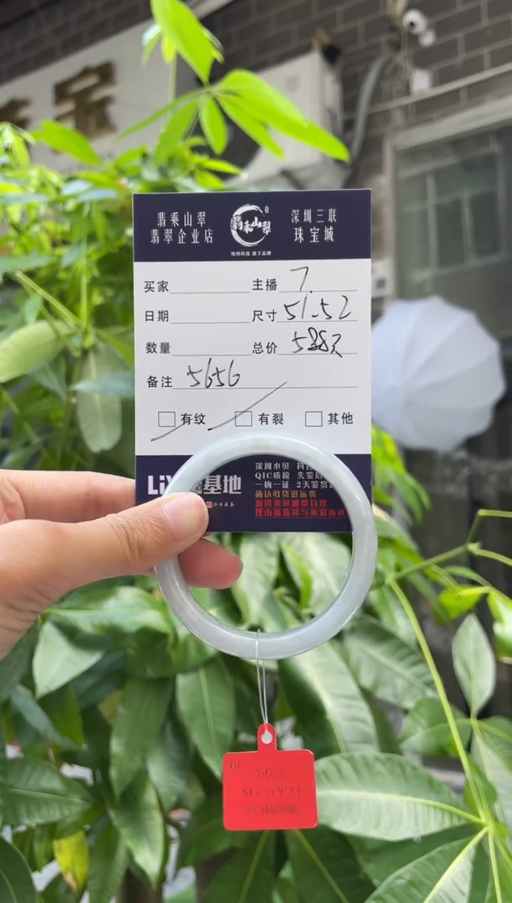 未镶嵌手镯翡翠Q 51正圈 5656