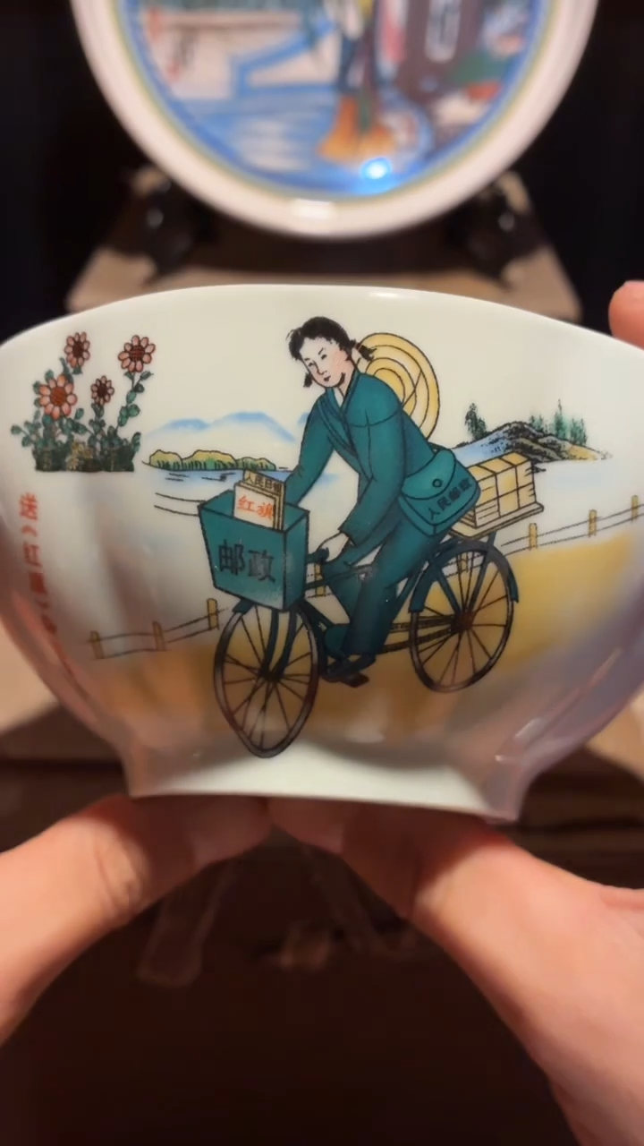 摆件瓷AE05景德镇陶瓷摆件