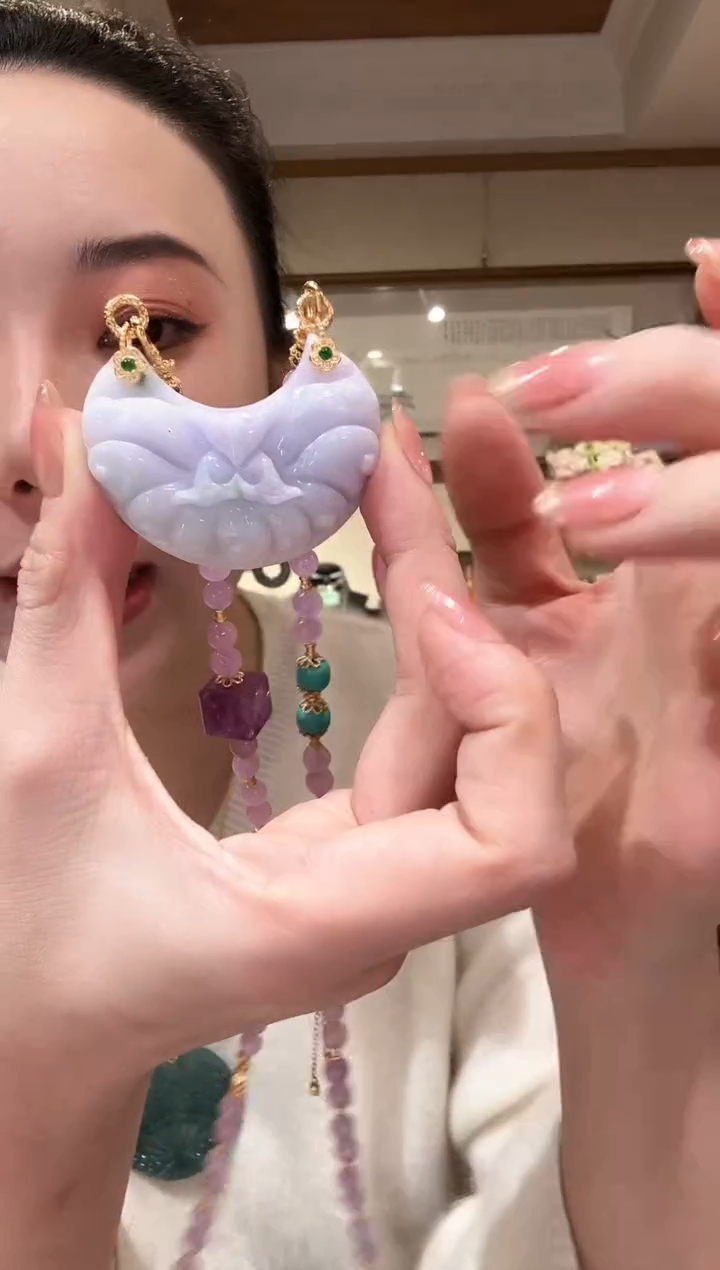 【闪购商品】翡翠颈饰未镶嵌国风