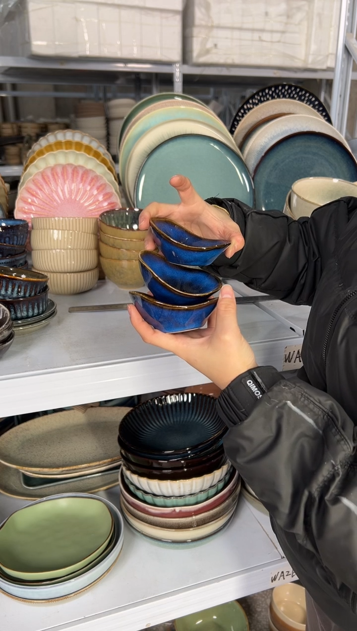 陶瓷外贸尾货瑕疵满20包邮X3 味碟