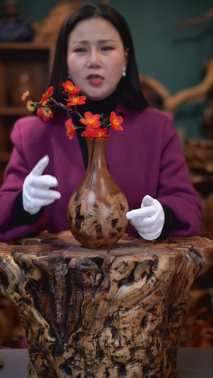 【闪购商品】枣木雷击枣木玉壶春