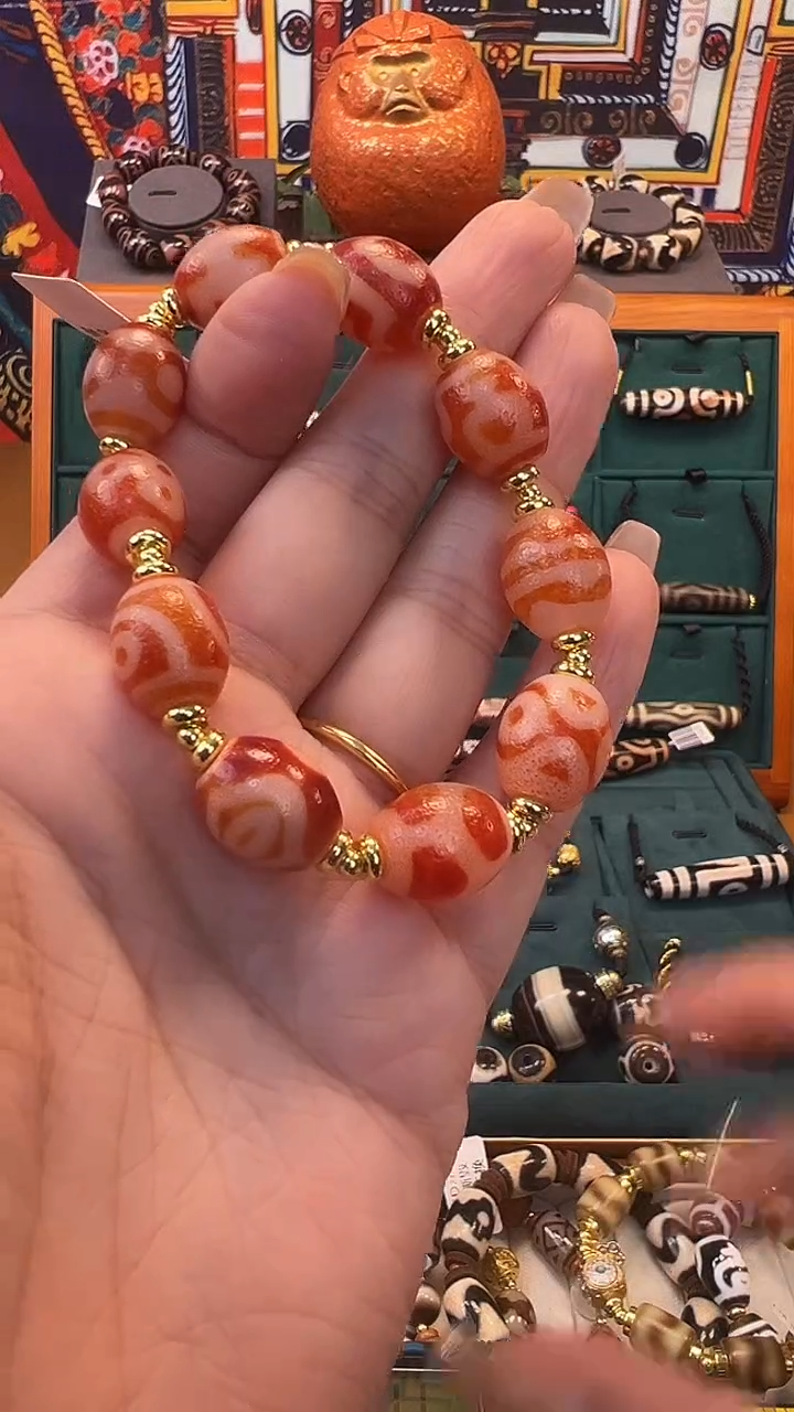 玛瑙/玉髓（覆膜）颈饰合金4.(微瑕)