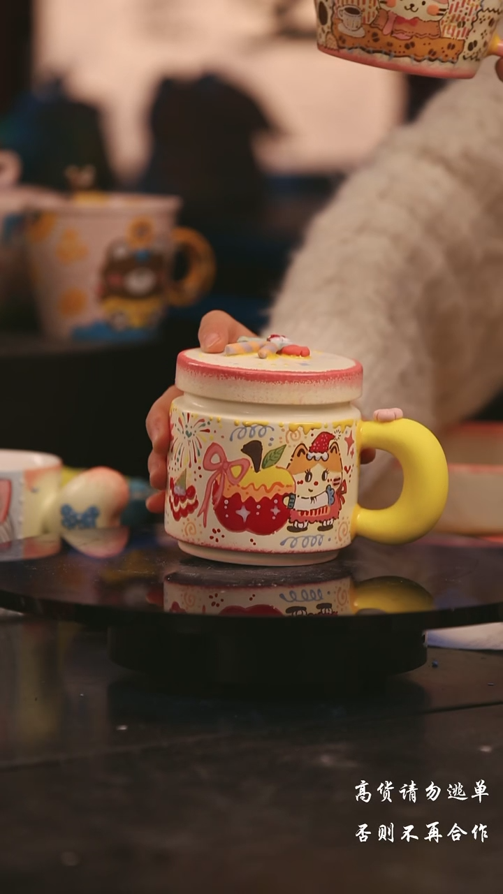 陶瓷景德镇可爱设计师款陶瓷 
