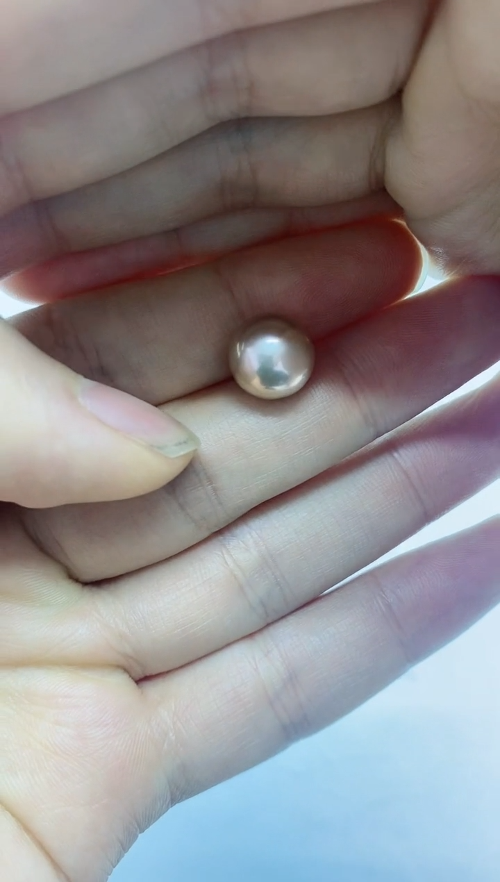 【闪购商品】淡水珍珠吊坠(不含链)18K金镶嵌吊坠