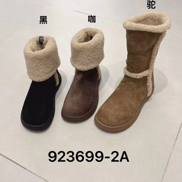 3699-2A#时尚百搭加绒短靴