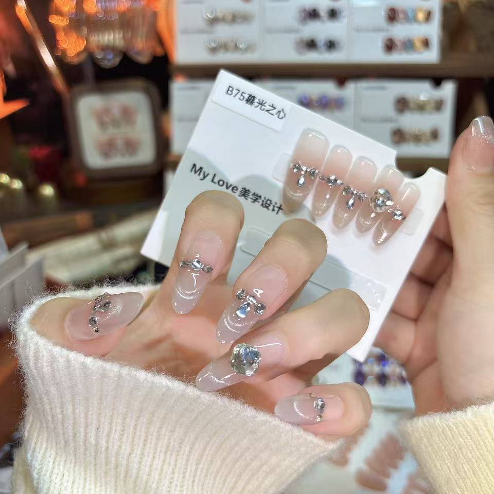 B75【暮光之心】新年款纯手工秋冬显白气质穿戴甲