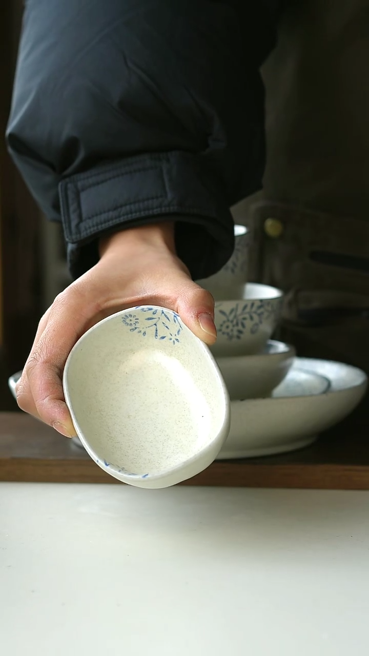 【闪购商品】陶瓷出英国繁花蘸料碟@4-2@