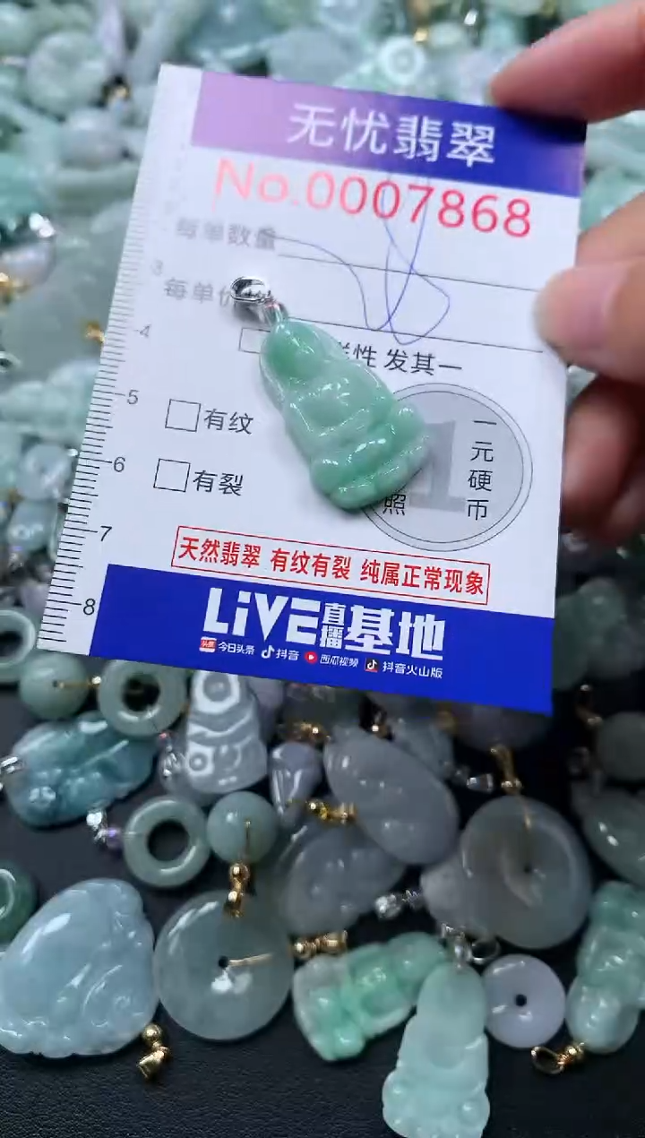 颈饰未镶嵌翡翠7868