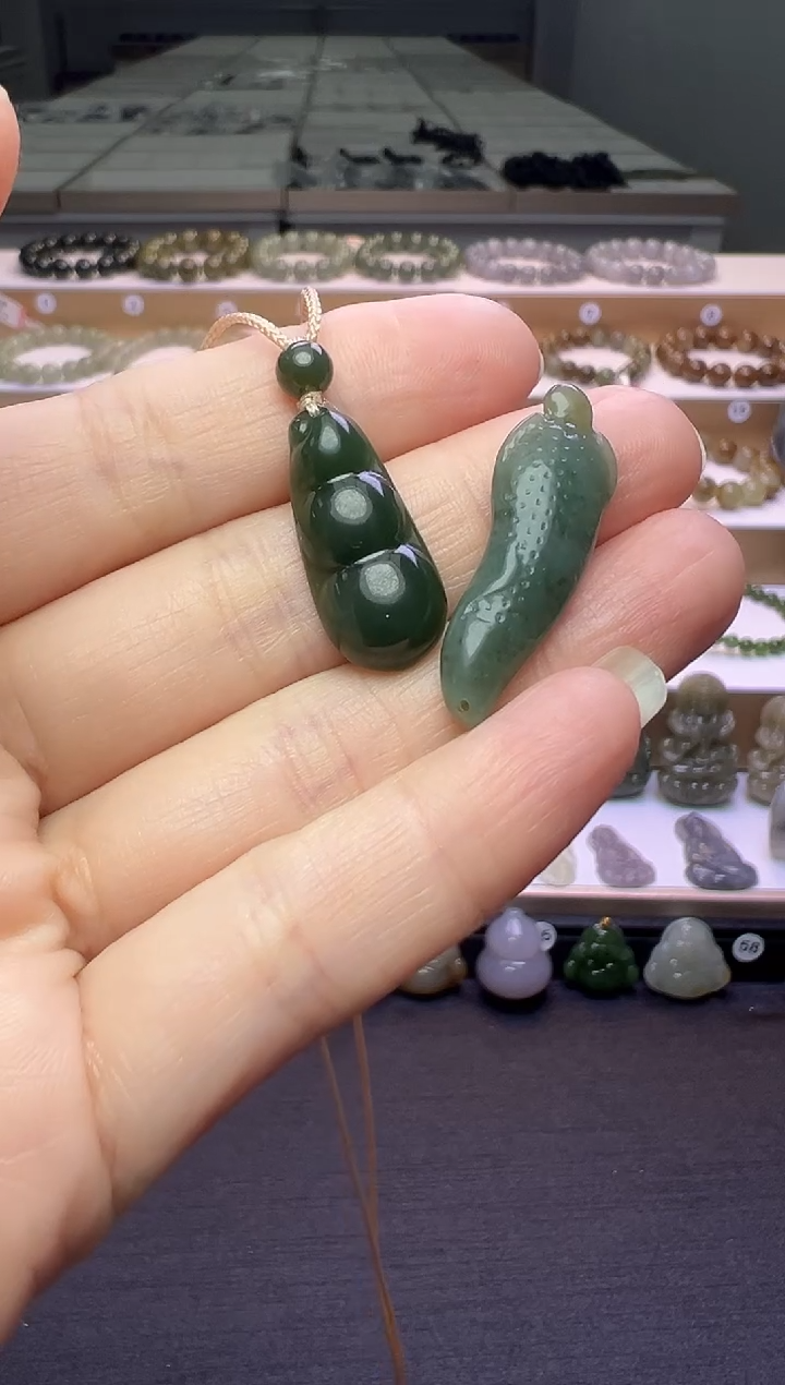 颈饰未镶嵌和田玉90号链接两个一起15米