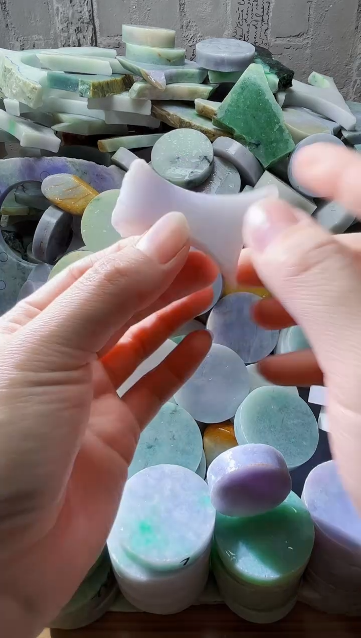 裸石翡翠天然翡翠A货古 南 591