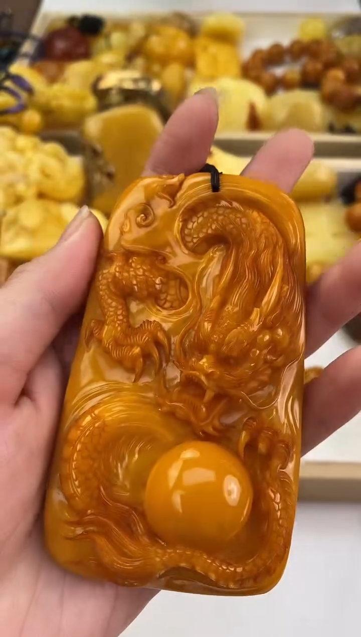 裸石琥珀未镶嵌天然琥珀蜜蜡