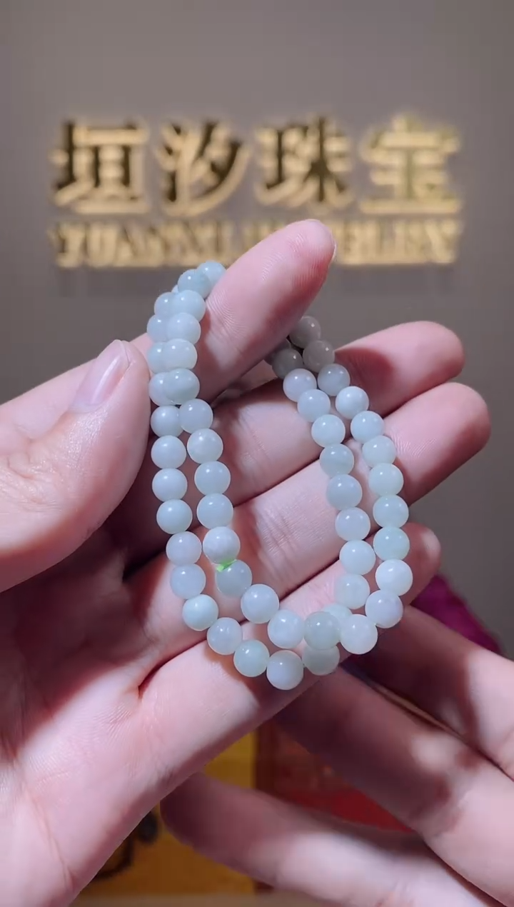【闪购商品】翡翠颈饰未镶嵌天然A货翡翠珠珠手串（多样性发一） 