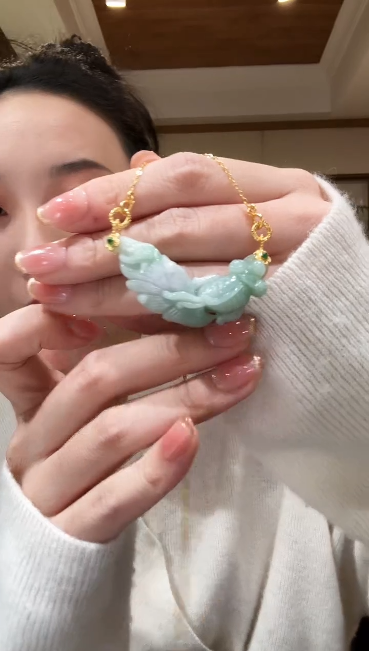 【闪购商品】翡翠颈饰未镶嵌国风