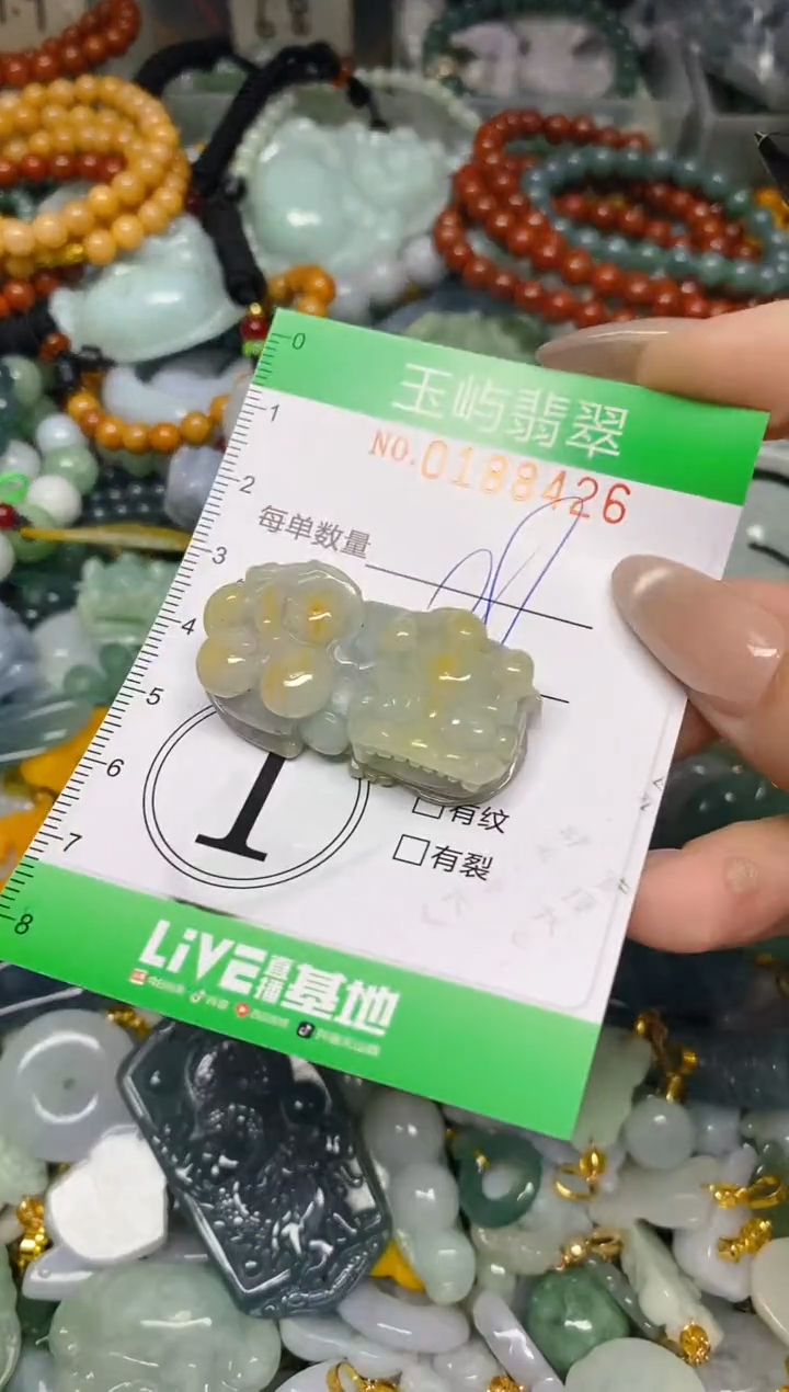 翡翠未镶嵌颈饰闪购0188426
