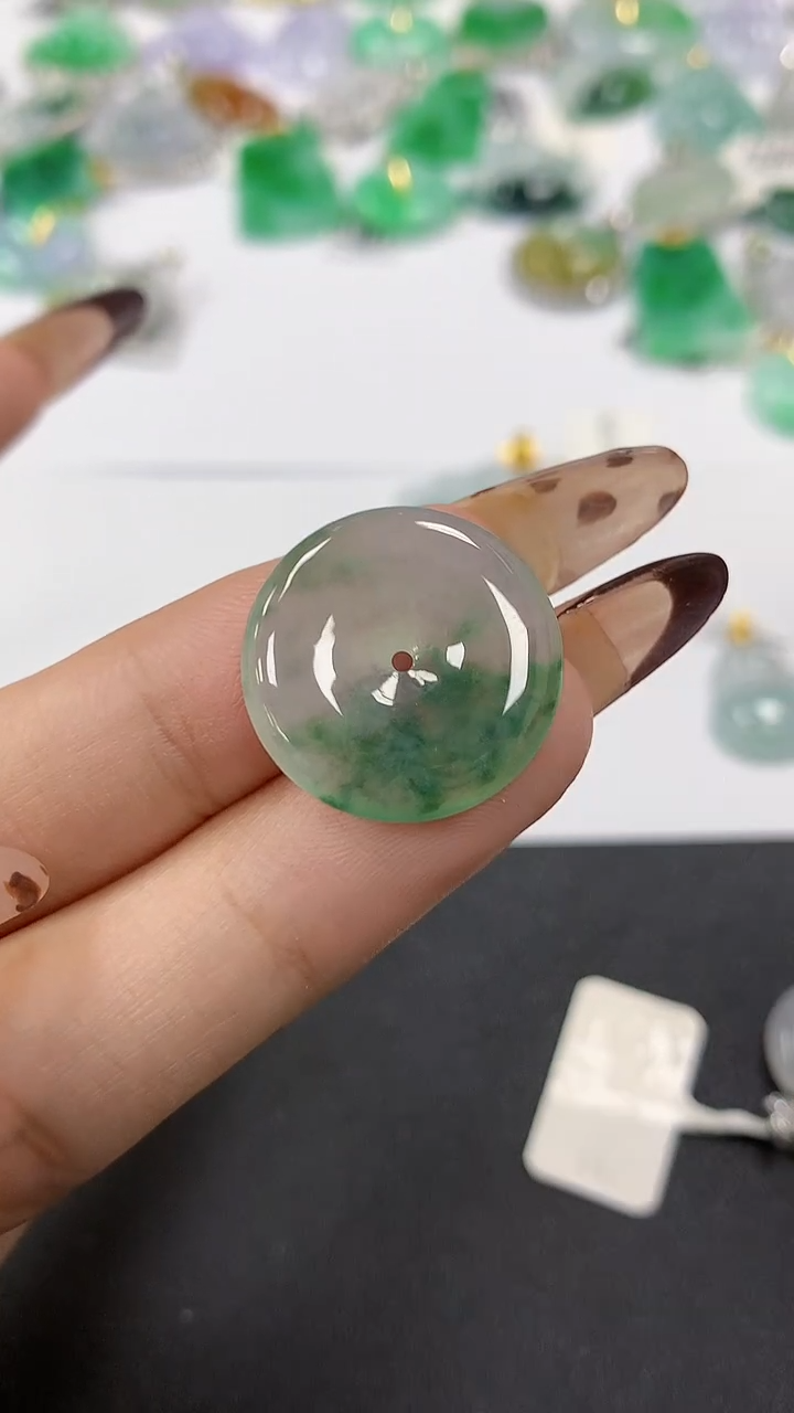 颈饰未镶嵌翡翠a货假一赔三支持复检百元上9元证书费自理