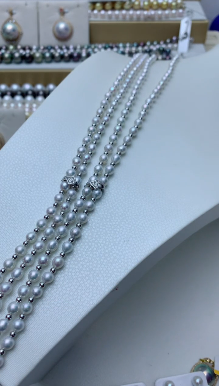【闪购商品】淡水珍珠项链未镶嵌w37 多样性发其一