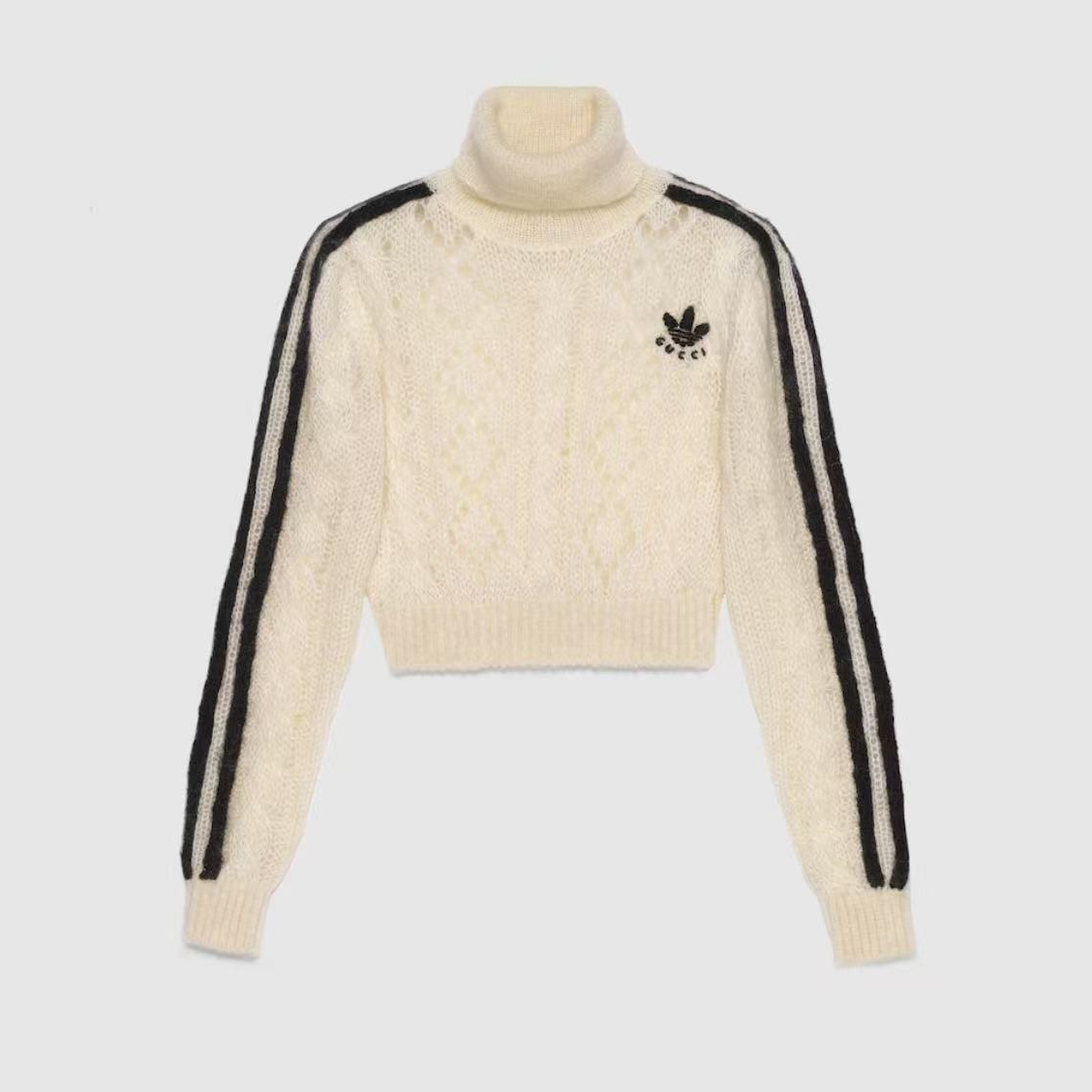 全新未使用 GUCCI/古驰 马海毛针织毛衣 剪标