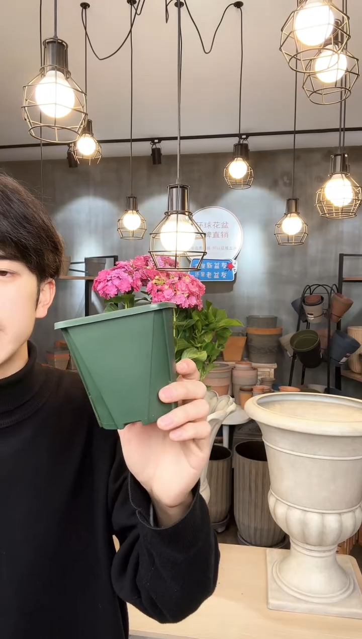 【闪购商品】塑料小号控根盆绿色20只无托