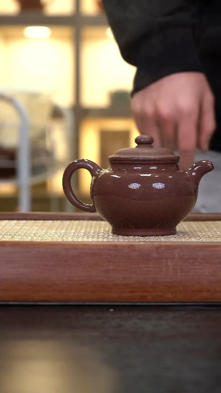 茶壶紫砂YZ桃花泥 掇只