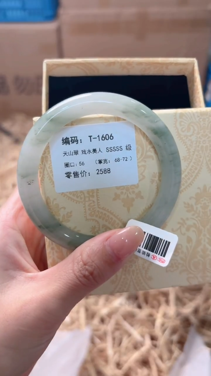 未镶嵌手镯石英质玉T-1601