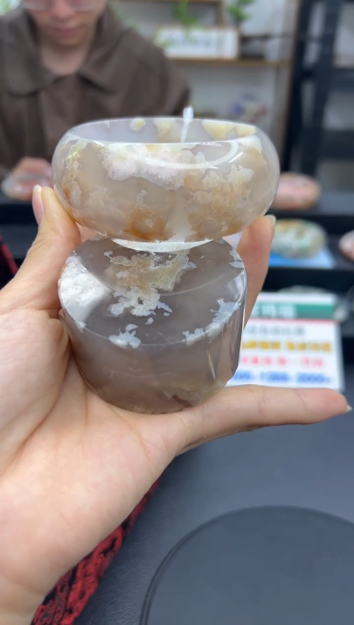 【闪购商品】石英质玉手镯未镶嵌A1350(60圈赠送镯心)