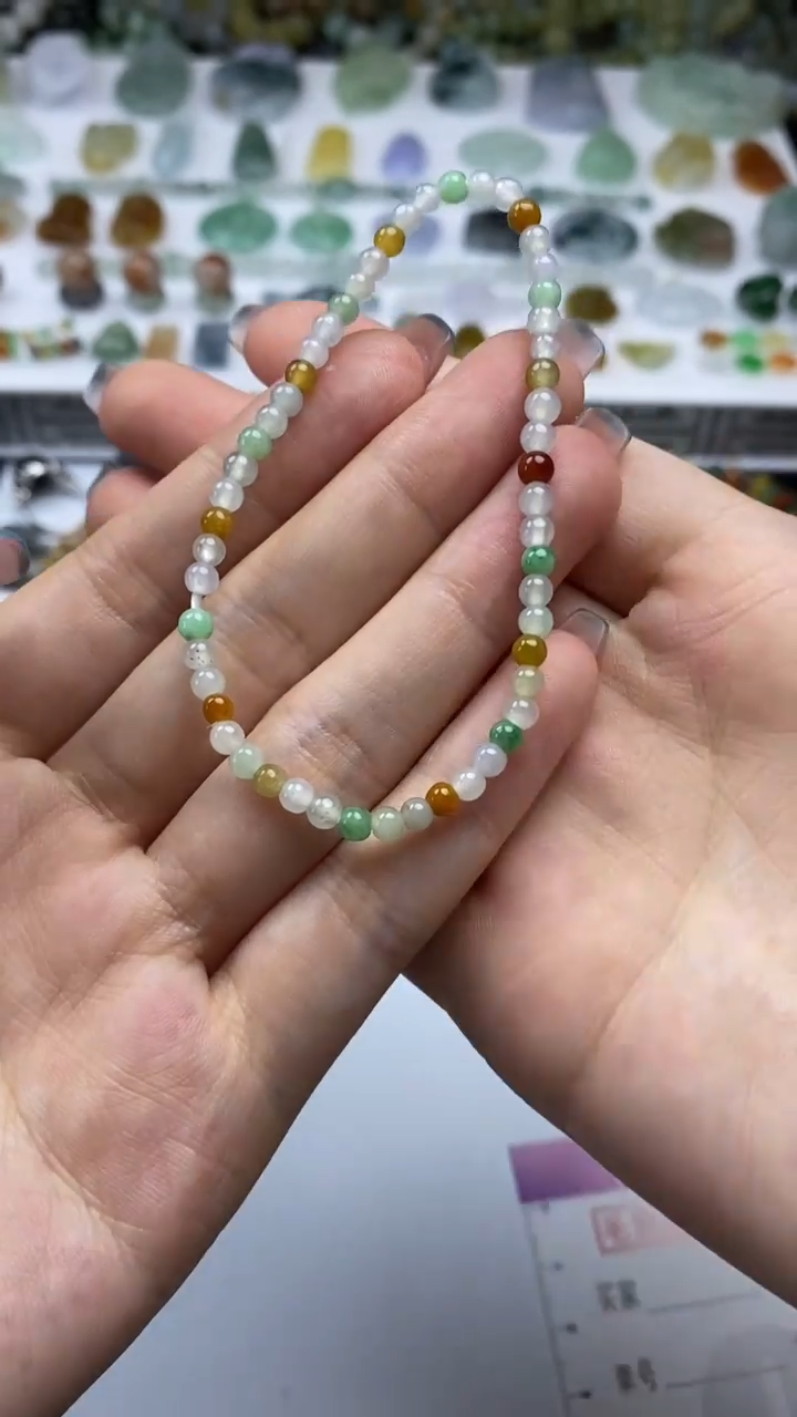 未镶嵌手链翡翠翡翠