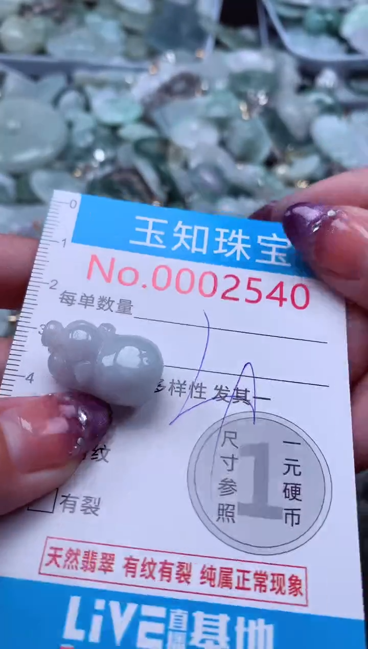 翡翠未镶嵌吊坠(不含链)2540