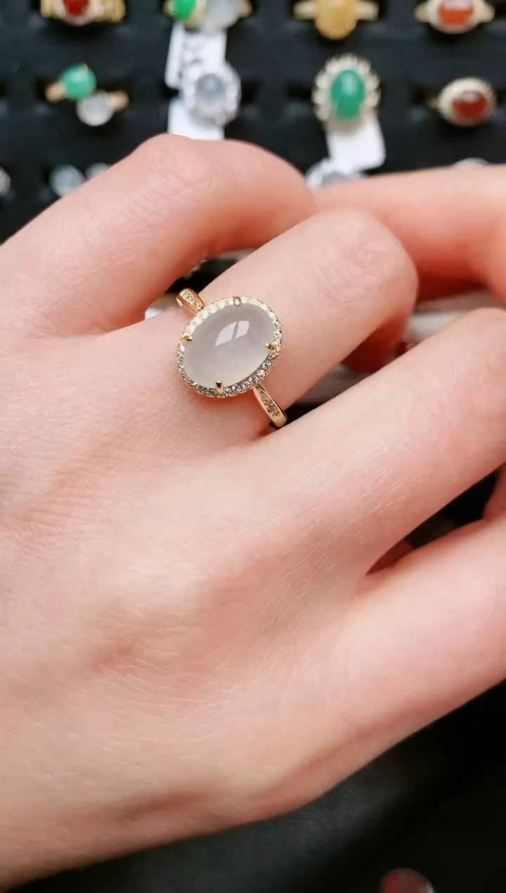 【闪购商品】翡翠戒指银S925镶嵌....