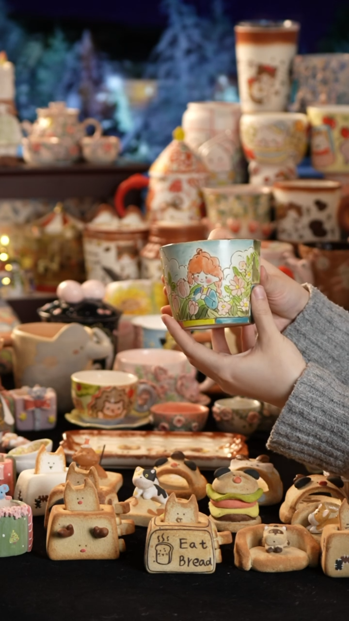 其他陶景德镇釉下彩手绘设计师款陶瓷