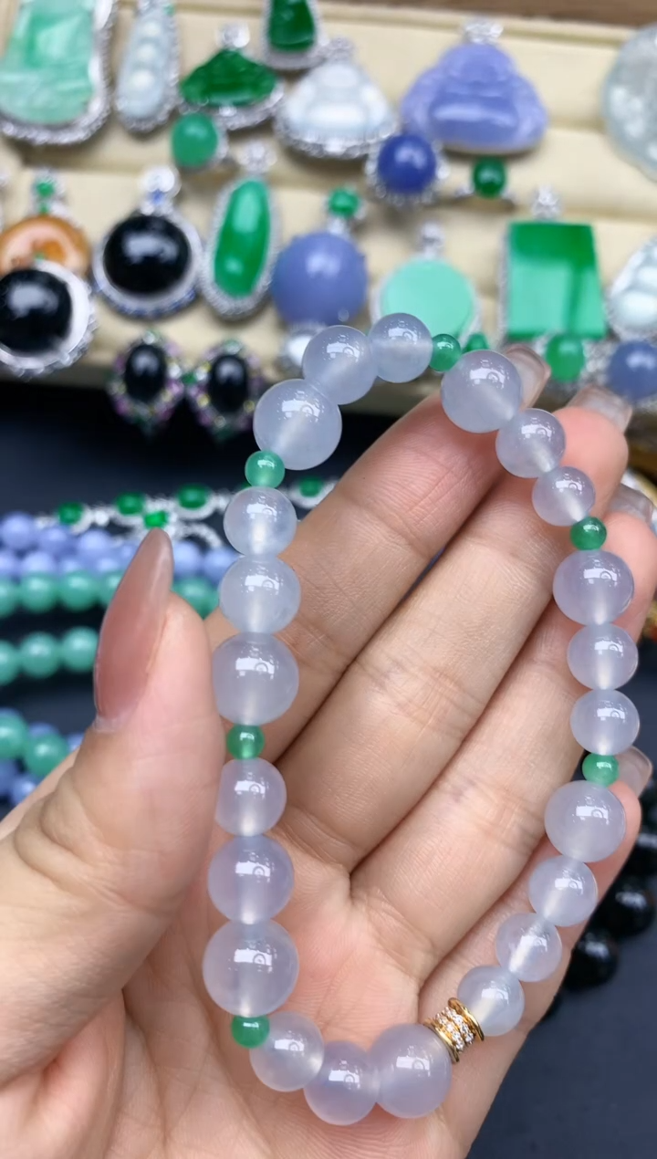 未镶嵌手链翡翠357-中国好珍宝