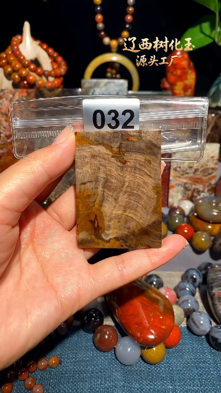 未镶嵌-硅化玉天然北票硅化玉吊坠