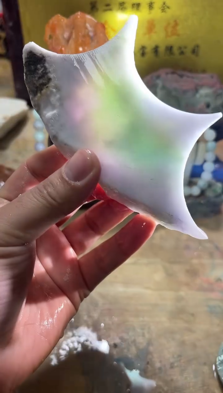 未镶嵌挂件翡翠A货常星7045