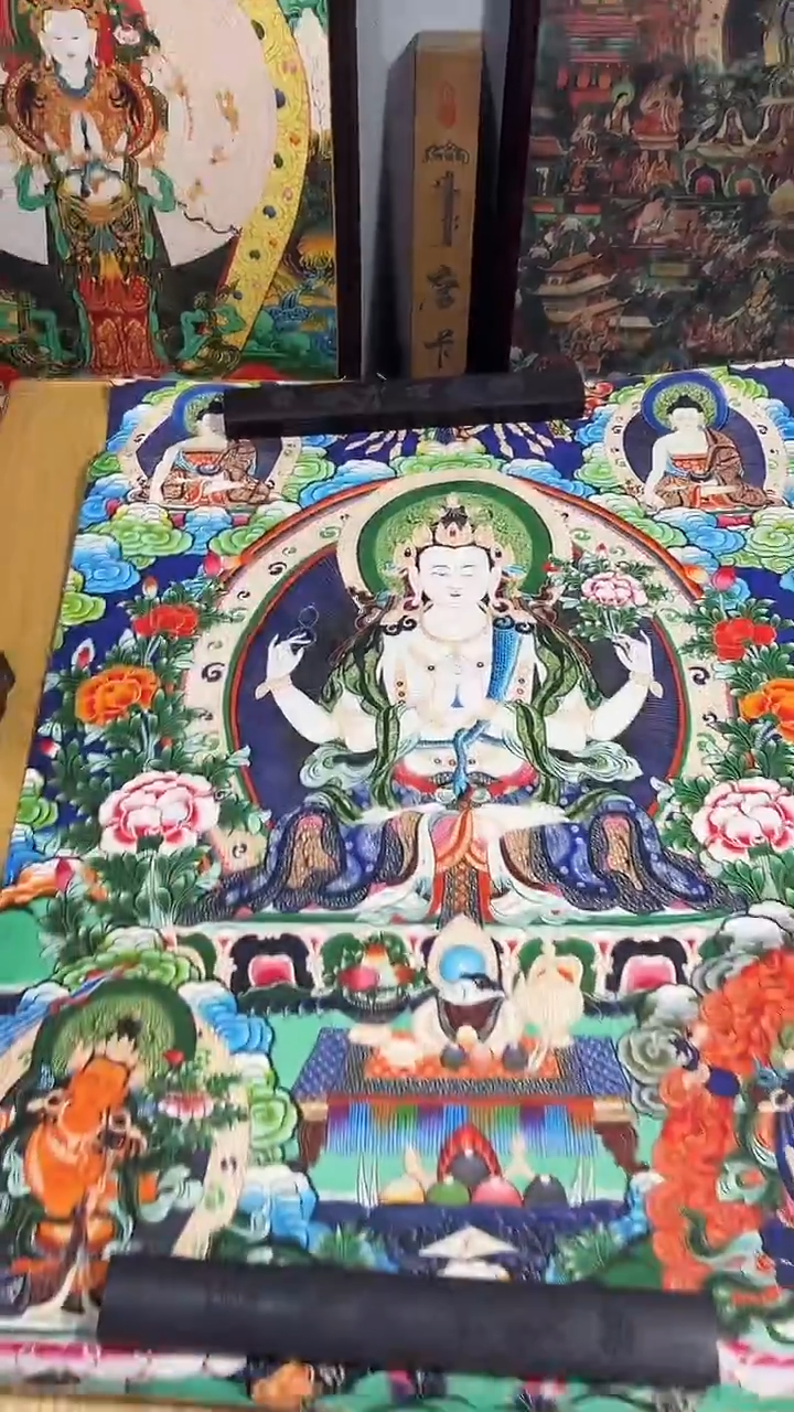 卷轴画卷轴唐卡商品