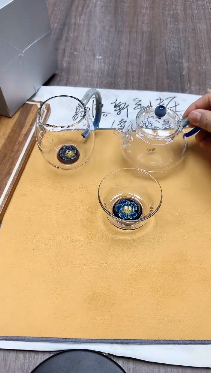 【闪购商品】其他风谜喜乐壶雅蓝+花语观语雅蓝+花语君杯