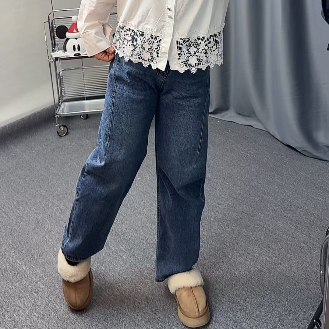 阳阳家新款春季弯刀牛仔裤24553MD