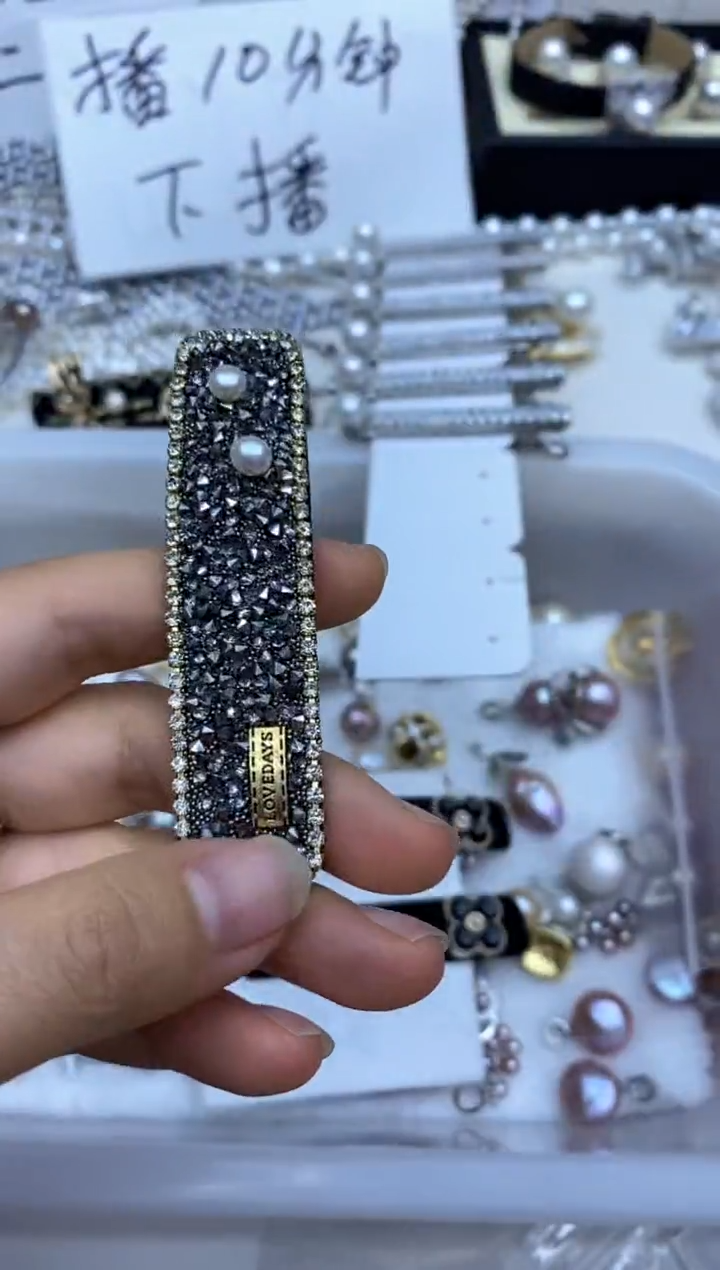 未镶嵌发饰淡水珍珠发夹