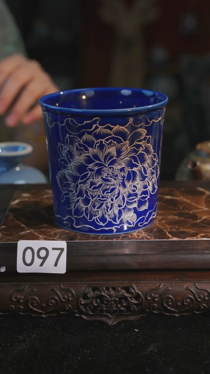 杯子等烟雨陶瓷手作主人杯097