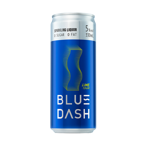 【晚安酒】BLUEDASH布鲁大师5度青柠佛手柑风味零糖气泡