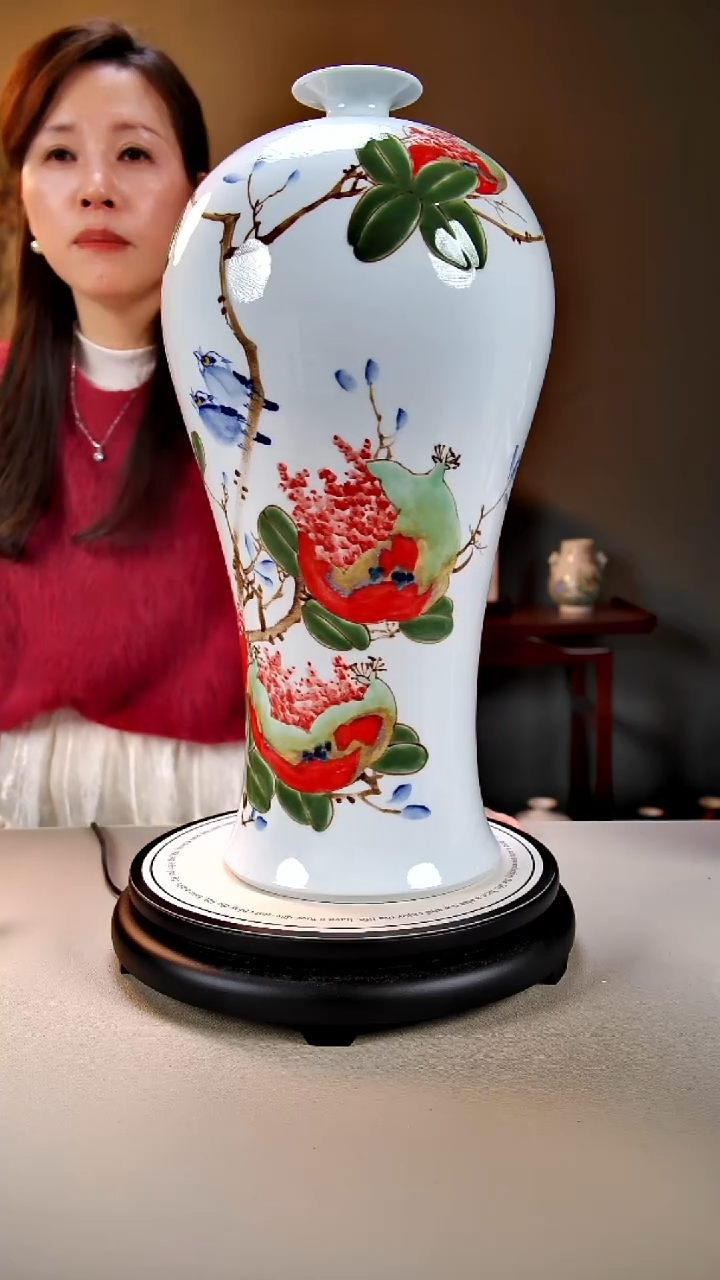 摆件陶景德镇手绘陶瓷36