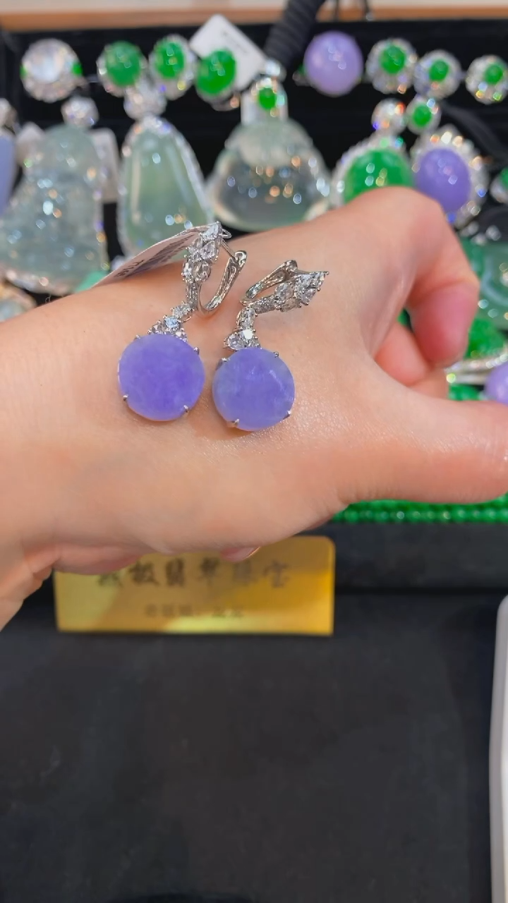 【闪购商品】翡翠颈饰未镶嵌耳环