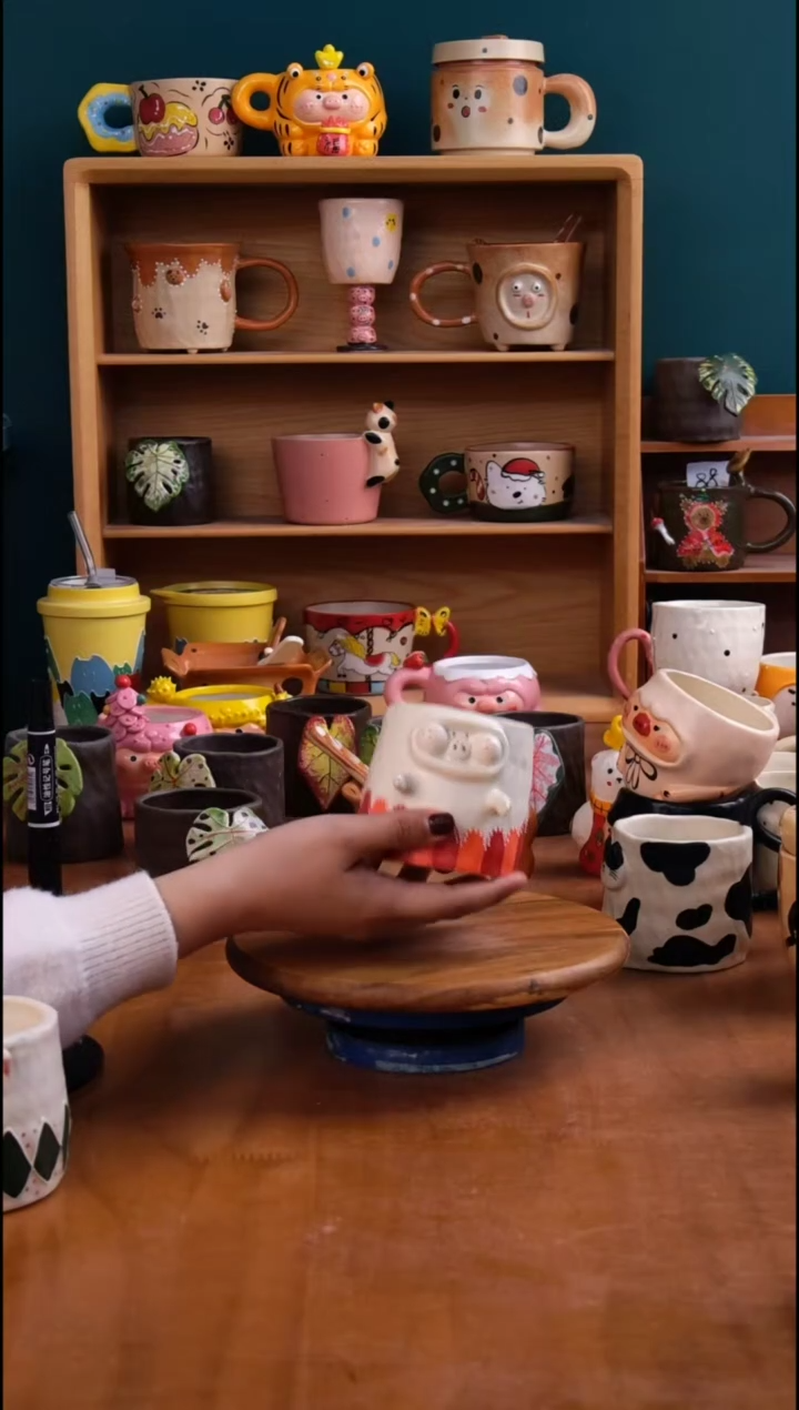 摆件陶景德镇原创手工陶瓷