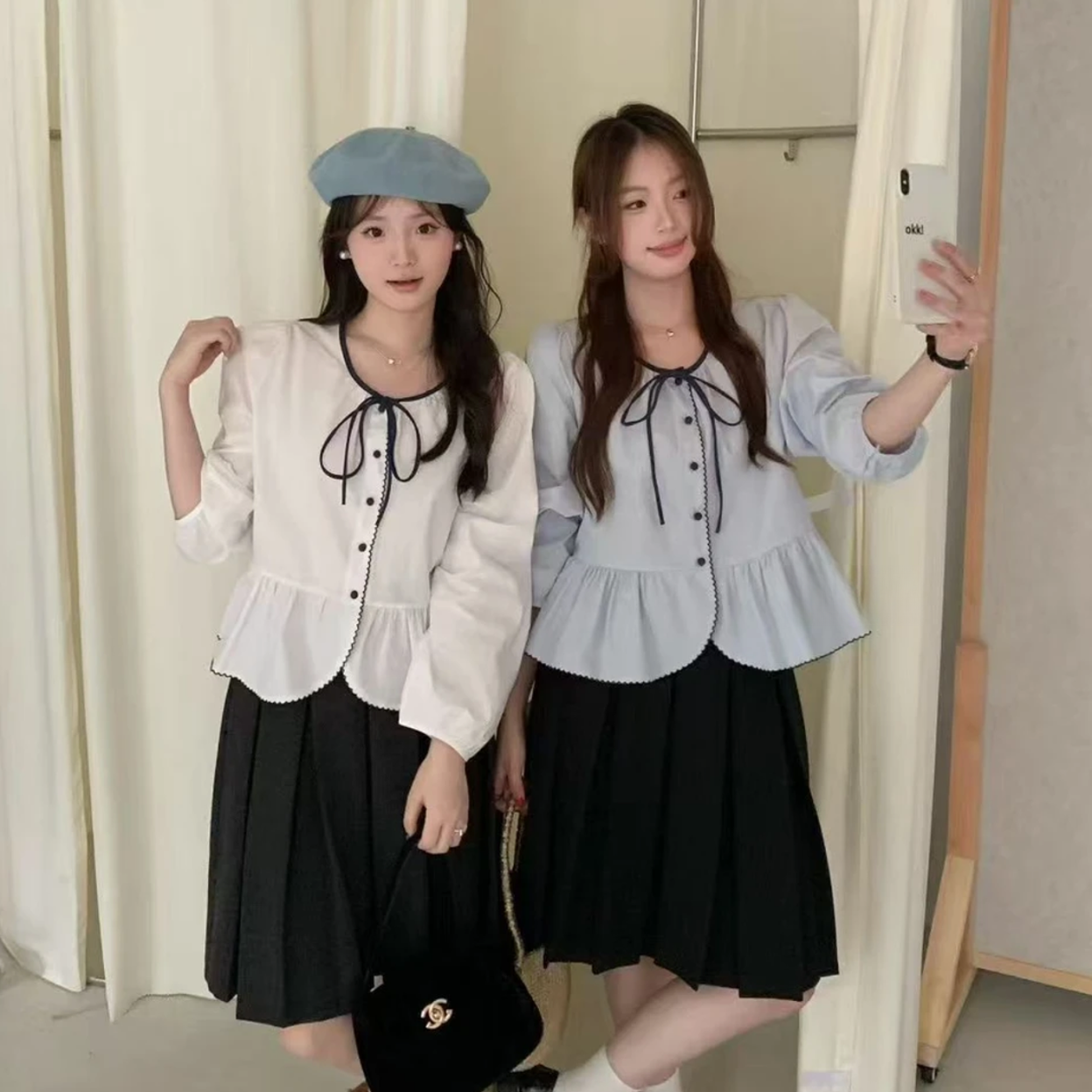 【201-300】上新 秋季甜美显白显瘦衬衫女集合链接